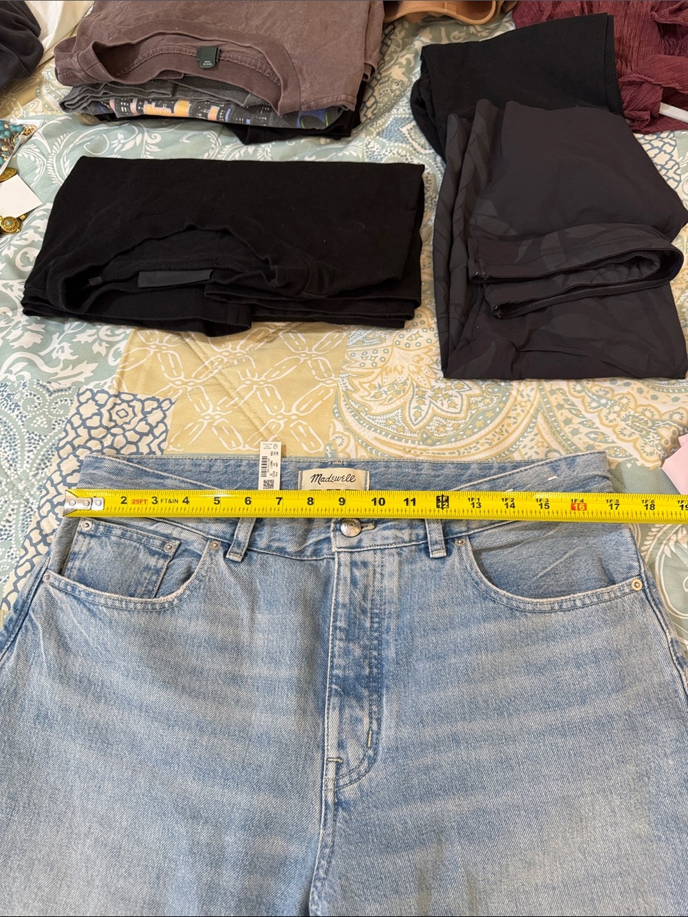Madewell Light Blue Wide-Leg High-Rise Jeans, 
The Darted Barrel-Leg Jean, NEW - Picture 2 of 16